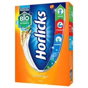 Horlicks - Classic Malt (Refill) 500g Carton
