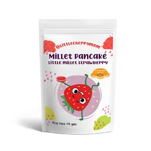 Littlecherrymom Pancake Mix  Little Millet Strawberry 175 Gms