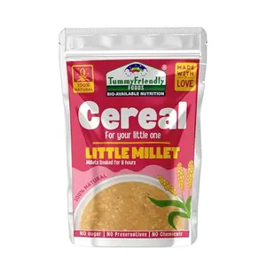 TummyFriendly Foods Little Millet Cereal for baby Toddler kids 2 year old | Baby food for 2+ year old | Maximum Nutrition From Real Food. Available in Trial Baby Packs too. 300g