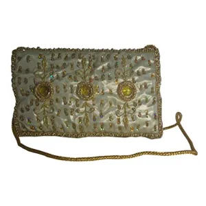 Women's Sling Bag (20x12 cm Golden)