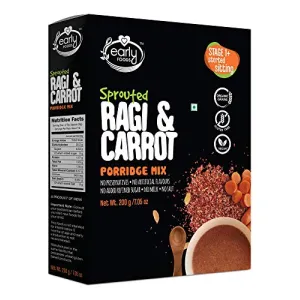 Organic Ragi Carrot Porridge Mix 200G (Naachni Satva)