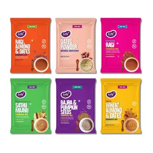Early Foods : 6 Trial Pack Combo - Porridge Mixes & Dry Dates Powder, 6 X 50gms| Millet Porridge|Sprouted ragi powder|Cereals For Kids