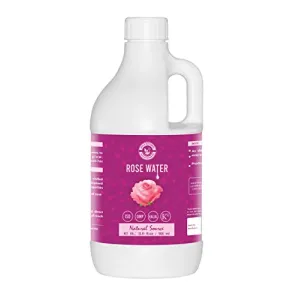 Rose Water (1000ml) for Face & Hair Toner Alcohol & Preservative Free