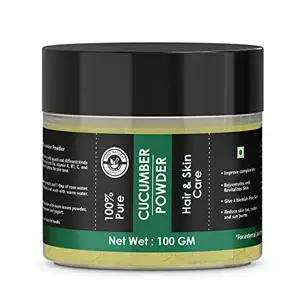 100% Pure Cucumber powder (Food Grade) for Skin & Face - 100 GM
