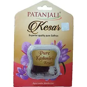 Patanjali Indian Ayurveda Herbal Kesar / Saffron-1gm (Useful in asthma, indigestion)