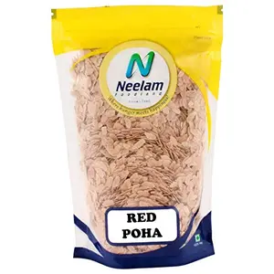 Red Rice Poha (Flattened Red Rice) 500 gm (17.63 OZ)