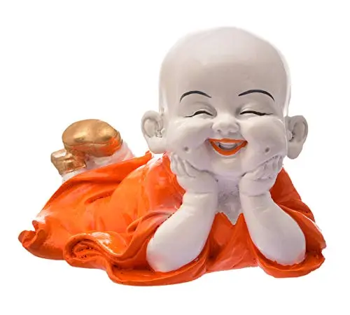 India Polyresine Laughing Buddha Showpiece - the best price and delivery |  Globally