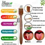 Mini Storify Truly Organic 4.Bamboo Cotton ear bud2.kid bamboo toothbrush,2.Pure Neem Tongue Cleaner& kid,2 Oval Loofah/Loufah Pad, (PACK-10), 4 image