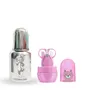 Goodmunchkins Stainless Steel Feeding Bottle with NailGroom Kit (150 Pink)