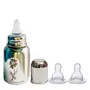 Goodmunchkins Stainless Steel Baby Feeding Bottle 304 Grade Steel Anti Colic Silicone Nipple Joint Less BPA Free with 2 Food Grade Silicone Nipples