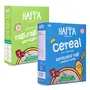 Happa Organic Cereal | Sprouted Ragi - Ragi and Ragi - Carrot - Beetroot | Calcium Booster - Bone Strength| Organic Khichdi | No Added Salt, Sugar or Milk | No preservatives | Pack of 2 (200gm x 2) (400 G, Ragi + Mango + Banana)