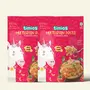 Timios No-Maida Multigrain Tomato Red Instant Macaroni Pasta | Healthy Pasta made With Brown Rice and Corn | No Preservatives | No Artificial Colors & Flavors | No Trans Fat | Pack of 2 | 195g Each