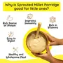 Hapup Millet Mix Sprouted - Multigrain Porridge/Cereal (Ragi Jowar Bajra Foxtail & More / No Preservatives Added Sugars & Artificial Flavor) - 250 Gm, 4 image