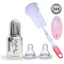 Goodmunchkins Stainless Steel Baby Feeding Bottle 304 Grade Steel for Infants/Toddlers Jointless with Bottle Cleaning Brush (150 Pink), 2 image