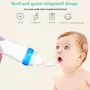 GOODMUNCHKINS Silicone Spoon Food Feeder for Toddlers Food Grade Silicone Bottle 90ml BPA Free (Yellow), 6 image