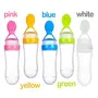 GOODMUNCHKINS Silicone Spoon Food Feeder for Toddlers Food Grade Silicone Bottle 90ml BPA Free (Yellow), 7 image