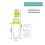 GOODMUNCHKINS GOODMUNCHKINS Silicone Spoon Food Feeder for Babies. Food Grade Silicone Bottle 90ml BPA Free (Green), 4 image