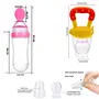 GOODMUNCHKINS Food Feeder & Fruit Feeding Nipple for Infants/Toddlers Food Grade Silicone Container 90ml and Nipple BPA Free Combo Pack of 2 Items, 6 image