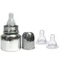 Goodmunchkins Stainless Steel Baby Feeding Bottle 304 Grade Steel with Anti Colic Silicone Nipple Joint Less No Leakage & Rust with 2 Extra Nipples, 2 image