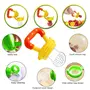 GOODMUNCHKINS Fresh Food Nibbler Fruit Feeder Silicon Nipple Medium (Yellow) Pack of 1, 2 image
