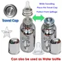 Goodmunchkins Stainless Steel Baby Feeding Bottle 304 Grade Steel No Joints for Infants/Toddlers with Silicone Fruit Feeder/Travel Cap/Bottle Cleaning Brush, 2 image