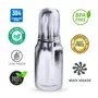 Goodmunchkins Stainless Steel Feeding Bottles 304 Grade with Anti Colic Silicone Nipple & Sipper Training Spout/Bottle Cleaning Nylon Brush, 3 image