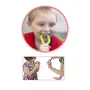 Safe-O-Kid Non-Toxic Develop Baby's Biting Skills Safely P Shape Chewy Tube for Toddler- Green Pack of 1, 4 image