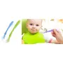 Safe-O-Kid Soft Silicone Tip Spoons Set Box (2 Spoons) Blue & Green, 5 image
