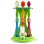 LuvLap 9 in 1 Baby Food Masher Mill (Light Green) & 4 Stage Baby Oral Care Set, 5 image