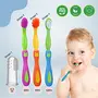 LuvLap 9 in 1 Baby Food Masher Mill (Light Green) & 4 Stage Baby Oral Care Set, 7 image