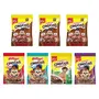 Kellogg's Chocos Variety Pack of 7, 140g with Multigrain | Source of Calcium, High in Protein, with 10 Essential Vitamins & Minerals, Source of Fibre | Breakfast Cereal for Kids