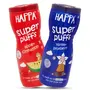 Happa Organic Multigrain Vanilla Blueberry & Apple Cinnamon Melts Super Puffs Combo (8 Months+) -Combo