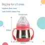 LuvLap Steel Feeding Baby Bottle -240 ml - pink, 5 image