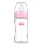 Chicco feed easy Milk Feeding Bottle for Babies & Toddlers, V-Shaped Anti-Colic System to Prevent Colic, Gas & Discomfort, For Comfortable latch, Ultra-Soft Silicone Nipple, Spill-Proof Cap & Stopper, BPA-free, Slow Flow, 0m+ (Pink, 125 ml Bottle, Pink)