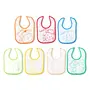 Mee Mee Baby Cotton Apron/Feeding Bibs Washable|Multi Print|Waterproof Baby Bib Set for 0-3 6-12 MonthsNew Born 1-2 Years (Pack of 7 Multicolor)