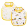 Mee Mee Baby Cotton Apron, Feeding Bibs Washable, Bibs Set for 0-12 Month (Pack of 2)