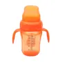 Mee Mee Easy Grip Sipper Cup with Twin Handle (Pack of 2 - (180ml) + (210ml)- Orange), 7 image