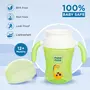 Mee Mee 2 in 1 Spout and Straw Sipper Cup (Green)with Soft Spout & Straw Anti-Leak Detachable Handle for Babies/Toddlers/Kids(Light Green), 2 image