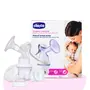 Chicco Natural Feeling Manual Breast Pump for Breastfeeding Mothers| With 2 Phase Technology| Comes with Teat & Storage Cap| Extra Soft Silicone Cup| Easy Grip Handle| Diapharm Technology| BPA Free
