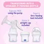 Chicco Natural Feeling Manual Breast Pump for Breastfeeding Mothers| With 2 Phase Technology| Comes with Teat & Storage Cap| Extra Soft Silicone Cup| Easy Grip Handle| Diapharm Technology| BPA Free, 5 image