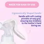 Chicco Natural Feeling Manual Breast Pump for Breastfeeding Mothers| With 2 Phase Technology| Comes with Teat & Storage Cap| Extra Soft Silicone Cup| Easy Grip Handle| Diapharm Technology| BPA Free, 4 image