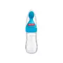 Fisher-Price Squeezy Silicone Food Feeder Blue 125ml
