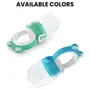 R for Rabbit First Feed Premium Soft Silicon Chewing Soothing Nibbler for Babies | Hygenic & BPA Free| Baby Fruit & Food Veggie Teether | Pacifier/Feeder for Infant 4+ Months (Green), 6 image