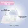 Chicco Natural Feeling Feeding Bottle for Babies 150ml (0+ Months) |Mother Breast Like Teat| Soft Silicon Anti-Colic Teat | Angled Teat Suitable for Newborns | with Anti-Drip Cap | BPA Free (Blue), 5 image