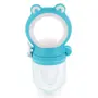R for Rabbit First Feed Premium Soft Silicon Chewing Soothing Nibbler for Babies | Hygenic & BPA Free| Baby Fruit & Food Veggie Teether | Pacifier/Feeder for Infant 4+ Months (Blue), 8 image