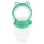 R for Rabbit First Feed Premium Soft Silicon Chewing Soothing Nibbler for Babies | Hygenic & BPA Free| Baby Fruit & Food Veggie Teether | Pacifier/Feeder for Infant 4+ Months (Green), 8 image
