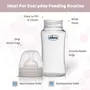 Chicco Well-Being Glass Feeding Bottle for Babies (240ml Medium Flow) | Premium Borosilicate Glass for High Durability | Elongated Teat for Correct Latch | Comes with Anti-Spill Cap | BPA Free, 8 image