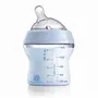 Chicco Natural Feeling Feeding Bottle for Babies 150ml (0+ Months) |Mother Breast Like Teat| Soft Silicon Anti-Colic Teat | Angled Teat Suitable for Newborns | with Anti-Drip Cap | BPA Free (Blue), 6 image