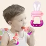 GLUNA Soft Silicone Baby Feeder Food & Fruit Feeder for 3 to 12 Months 1 Piece Anti Choking Fruit Pacifier Teether for Infant, 5 image