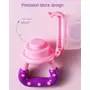 GLUN Soft Silicone Baby Feeder Food & Fruit Feeder for 3 to 12 Months 2 Piece Anti Choking Fruit Pacifier Teether for Infant, 6 image
